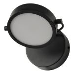 Ledvance Decor Puck Vägglampa Svart 11W 370lm - 930 Varm Vit | Bästa Färgåtergivning