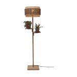 Good&Mojo Golvlampa Bhutan Bambu Brun | Passande för 1x E27 