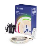 Noxion Led-Ljusslingor Naga 5 Meter Komplett set - Smart Wifi - 24V - 90LEDs/m - 12W/m - RGBW - 930-965 Justerbar Vit | 12mm - IP20 - Bästa Färgåtergivning - SMD2835+SMD5050