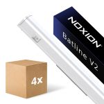Flerpack 4x Noxion LED Allmänbruksarmatur Batline V2.0 15W 2020lm - 830-865 CCT | 120cm