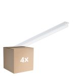 Flerpack 4x Philips LED Allmänbruksarmatur Ledinaire BN021C 5W 540lm - 840 Kallvit | 30cm