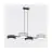 Emibig Pendellampa Drumz Stål Svart | Passande för 4x E14 - Max 10W