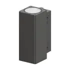 Ledvance Vägglampa Urban Vario Aluminium Grå Up & Down 27W 2700lm - 830-840 CCT | IP65 - Dali Dimbar