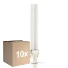 Flerpack 10x Philips PL-S 11W - Actinic BL | 2-Stift